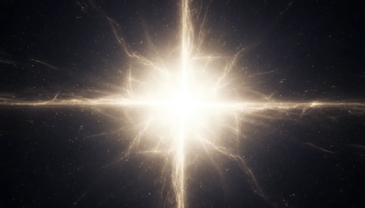 An overwhelming, blindingly beautiful 'Clear Light' or luminosity, appearing as a sun-like radiance inside a vast empty space, no objects, just pure light and consciousness, divine and transcendent, 8k, photorealistic.