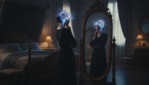 Concepto de conectividad global y tecnología de red con luces abstractas azules.